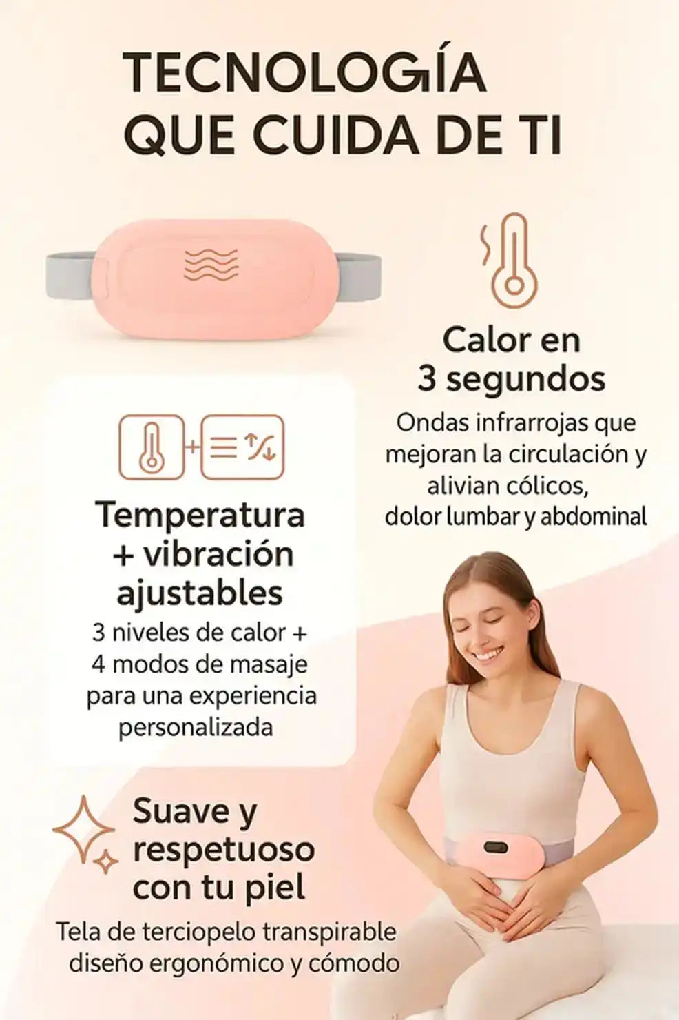 Cinturón Aliviador Menstrual